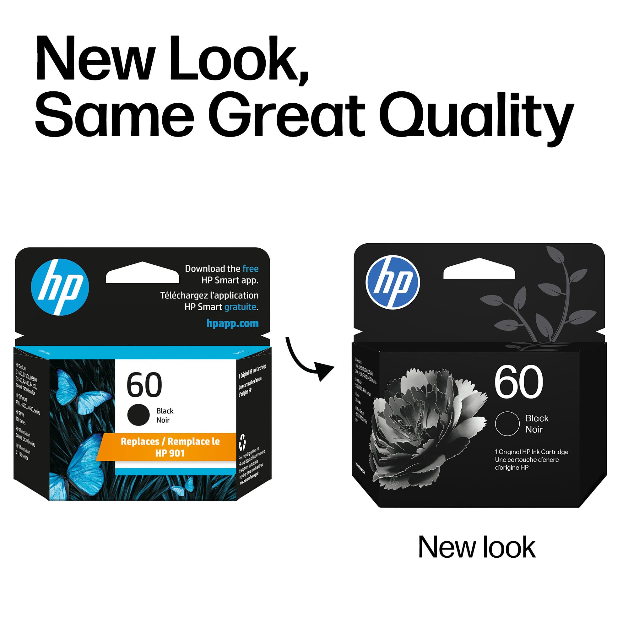 HP 60 (CC640WN) Black Original Ink Cartridge 🍁 All In One Marketplace Canada