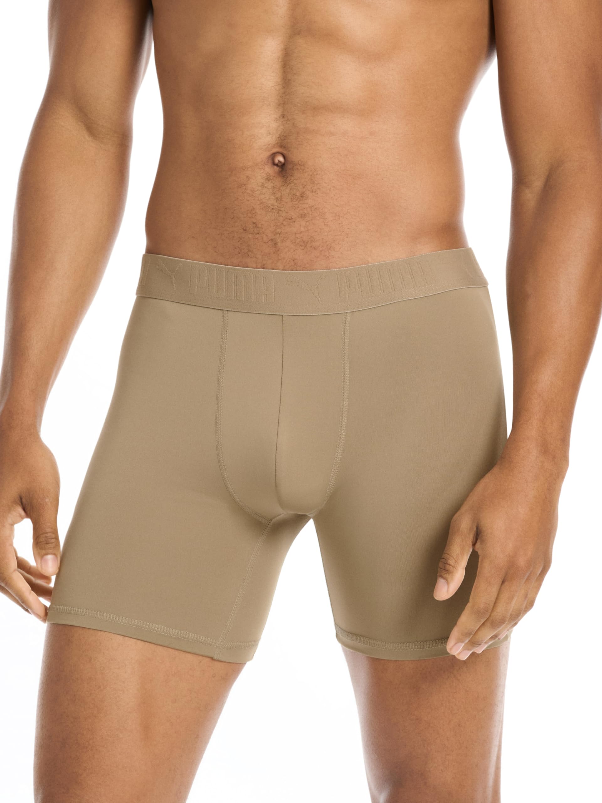Puma Men's Boxer Briefs, Olive/Blue/Black, L 🍁 All In One Marketplace Canada