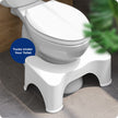 Squatty Potty The Original Bathroom Toilet Stool, White, 9