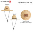 Quiksilver Men's Wide Brim Outdoor Lifeguard Straw Sun Hat, Natural, XX-Large 🍁 All In One Marketplace Canada