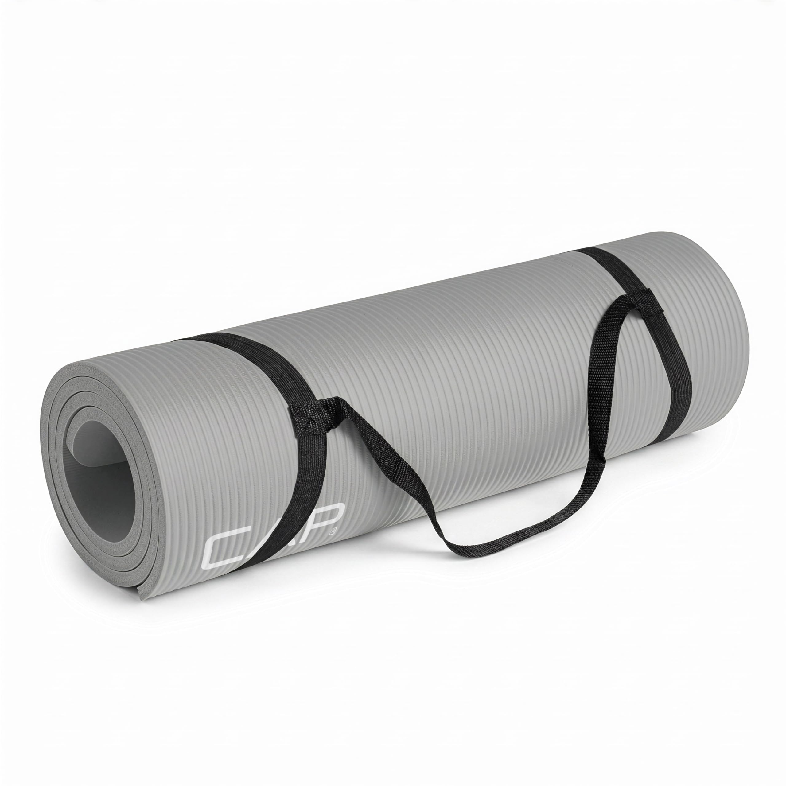 CAP Barbell High Density Exercise Mat with strap, 68
