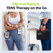 AUVON Rechargeable TENS Machine EMS Muscle Stimulator, Digital TENS Unit with 8 Customizable Modes, Electronic Massager for Sciatica, Shoulder & Back Pain Relief, 12 Pads, A Carry Case 🍁 All In One Marketplace Canada
