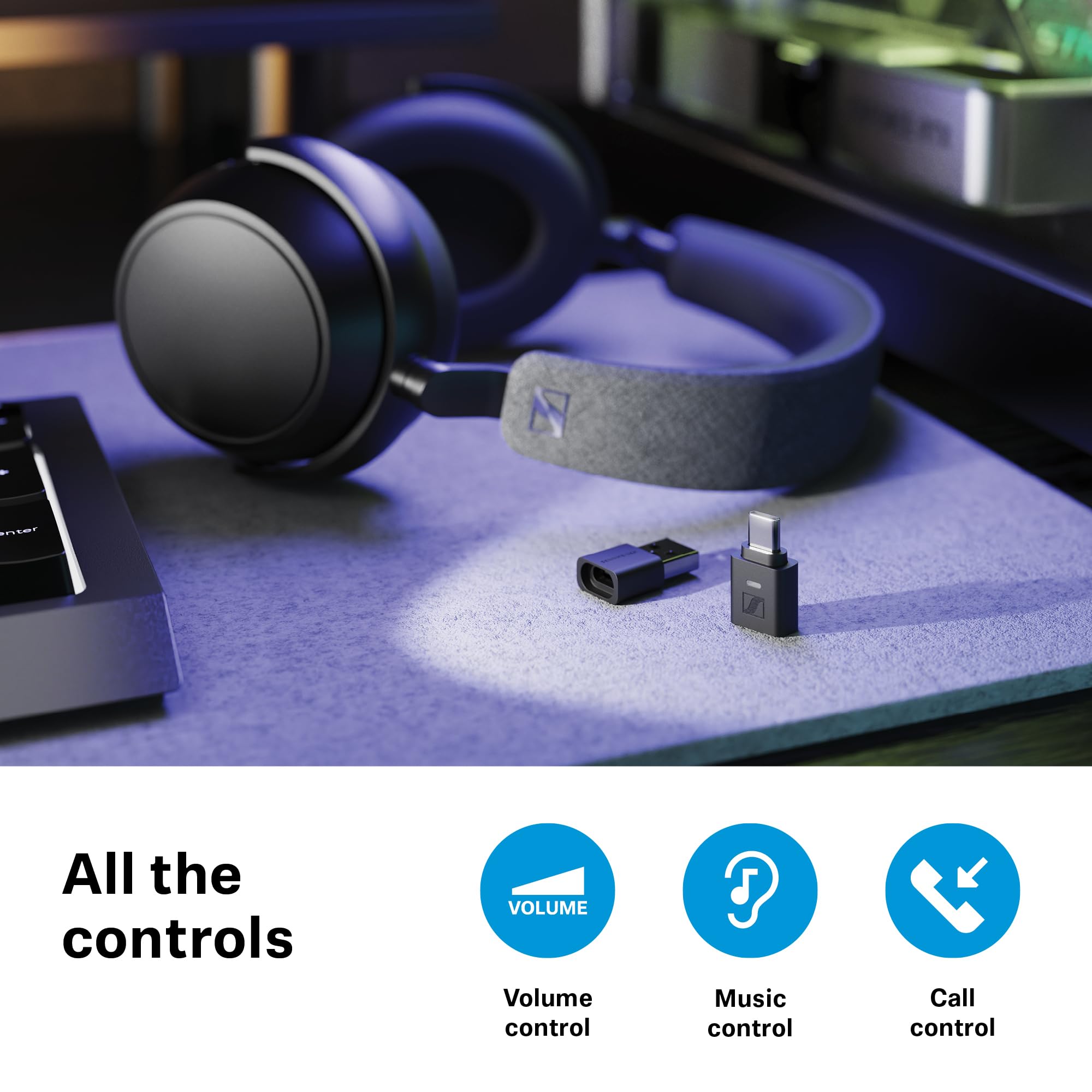 Sennheiser BTD 700 Dongle, Auracast, Low Latency, Bluetooth, USB-C, USB -A 🍁 All In One Marketplace Canada