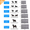 VERZEY Medium/Large Dog Bed Mat Crate Pad, 36