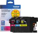 Brother LC103 High-Yield Colour Ink Cartridges, 3 Pack