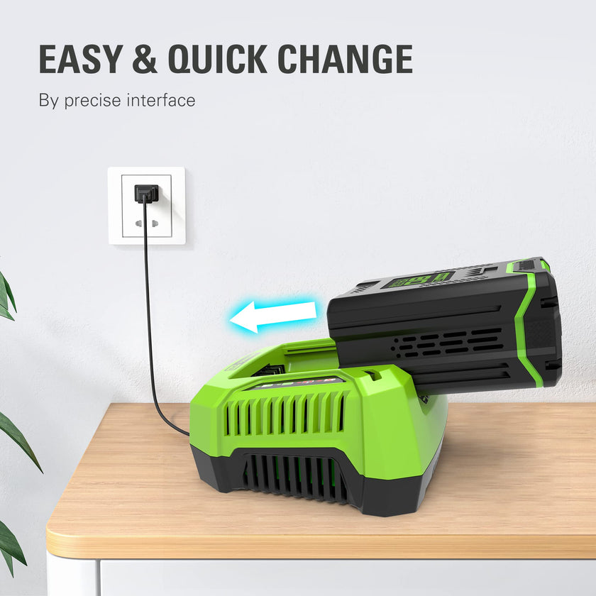 Greenworks PRO 80V Lithium Ion Single Port Rapid Battery Charger GCH8040 🍁 All In One Marketplace Canada