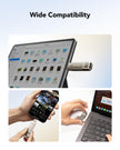 Lexar D40E 64GB Dual USB 3.2 Gen 1 Type-C Jump Drive, USB-C Flash Metal Housing Swivel Design Thumb Drive (Champagne Silver) 🍁 All In One Marketplace Canada