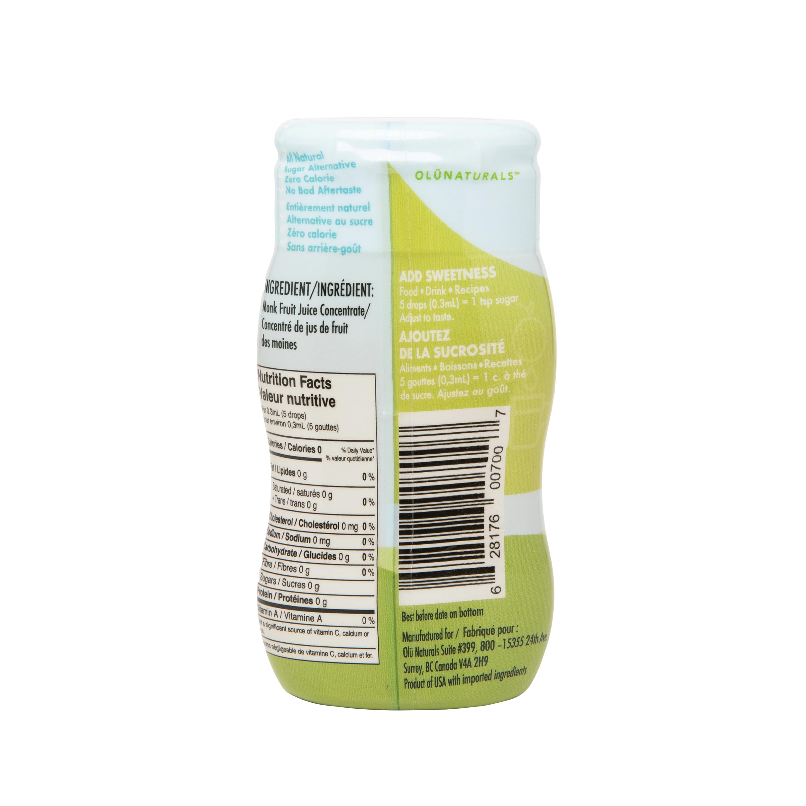 SweetMonk - 100% Pure Original Monk Fruit Liquid Sweetener Sugar Substitute - 1.7oz | No Water Added MonkFruit Extract | Zero Calorie Keto Friendly MonkFruit Drops | Vegan, Gluten Free | No Stevia 🍁 All In One Marketplace Canada