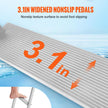 VEVOR Dock Ladder, Removable 3 Steps, 500 lbs Load Capacity, Aluminum Alloy Pontoon Boat Ladder with 3.1'' Wide Step & Nonslip Mat, Easy to Install for Ship/Lake/Pool/Marine Boarding 🍁 All In One Marketplace Canada