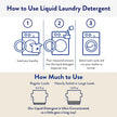 The Clean People Liquid Laundry Detergent - Recyclable Packaging, Stain Fighting - Ultra Concentrated, Laundry Soap (50 Fl Oz, Fresh Scent) 🍁 All In One Marketplace Canada
