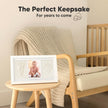 Baby Hand and Footprint Kit - Clay Handprint Keepsake Frame, Newborn Nursery Picture Frame, Personalized New Mom Gifts for Baby Shower & Registry (Alpine White) 🍁 All In One Marketplace Canada