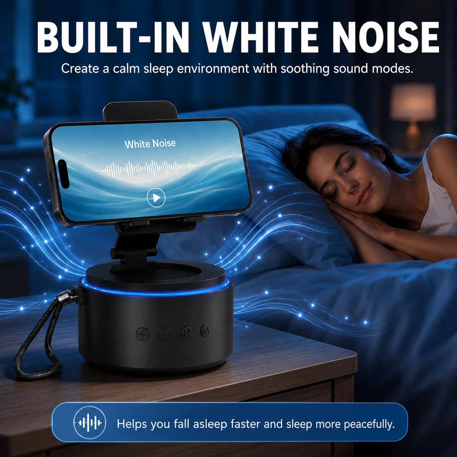 ZAPUVO Gifts for Men Dad, Bluetooth Speaker with Phone Stand, Christmas Anniversary for Men - Birthday Gifts for Him Husband Boyfriend, Wireless Speaker Phone Holder for Home Office Desk Use 🍁 All In One Marketplace Canada
