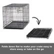 MidWest Homes for Pets 30-Inch New World Crate for Medium Breeds, 21-40 lbs, Double Door Folding Dog Crate, Leak-Proof Tray & Secure Latches, Portable, Durable & Easy to Assemble 🍁 All In One Marketplace Canada