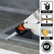 SIKA - Multi-Purpose sealant and Adhesive - Sikaflex-221 - White - Ideal for RV and Motorhome Repair - Permanent - Weather Resistant - Paintable - 300 mL 🍁 All In One Marketplace Canada