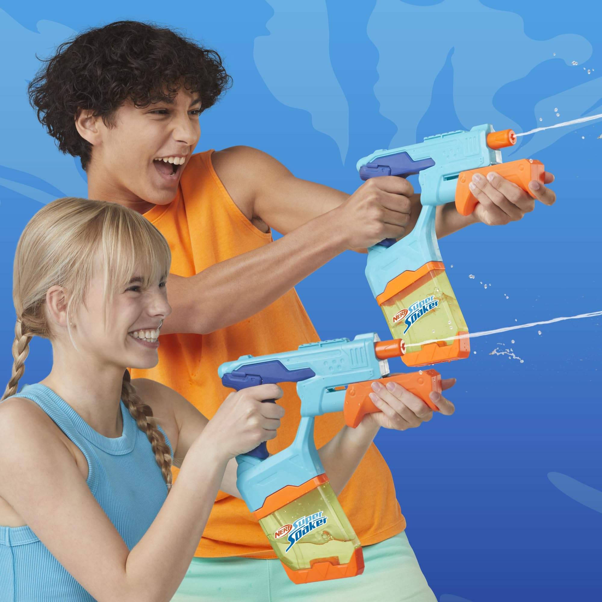 Nerf Super Soaker Dunk-Fill 2-Pack, 2 Water Blasters, Easy Instant Fill Tanks, Just Dunk & Go, 10.1 Fluid Ounce Tanks, Water Toys, Ages 6+ 🍁 All In One Marketplace Canada
