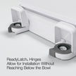 Kohler 4636-RL-0 Cachet ReadyLatch Quiet Close Elongated Toilet Seat, White 🍁 All In One Marketplace Canada