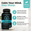 Nutratology® L-Theanine 250MG Capsules | Canadian-Made | For Stress Management | Promotes Relaxation & Calmness Without Drowsiness - L-Theanine Supplement for Stress Relief | 120 Capsules 🍁 All In One Marketplace Canada