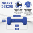 Yes4All Dumbbell Neoprene, poids et haltere, Weight Set, Hand Weights for Women, Dumbbells Pair, Free Weights (D. Blue - 6lbs) 🍁 All In One Marketplace Canada