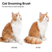 aumuca Cat Brush Dog Brush for Shedding, Cat Brushes for Long or Short Haired Cats, Dog Hair Brush Cat Grooming Brush Cat Comb Cat Deshedding Brush Easily Removes Mats, Tangles, and Loose Fur, White 🍁 All In One Marketplace Canada