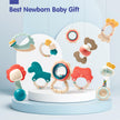hahaland Baby Teething Toys, Infant Newborn Toys 0-3 3-6 Months, Silicone Babies Teether Rattles, Baby Shower Gifts for Newborn Boys Girls, 10 Pcs with Storage Box for 0 Months+ 🍁 All In One Marketplace Canada