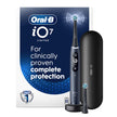 Oral-B iO Deep Clean + Protect Rechargeable Electric Toothbrush, Black with Visible Pressure Sensor, 5 Cleaning Settings, 2 Min Timer, a iO Series 7 Toothbrush, 2 Replacement Brush Heads, and Charging Travel Case 🍁 All In One Marketplace Canada