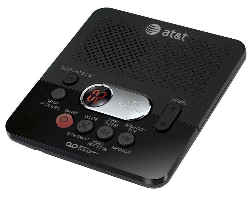 AT&T Digital Answering Machine with 60 Minutes Record Time and Time/Date Stamp, Black 🍁 All In One Marketplace Canada