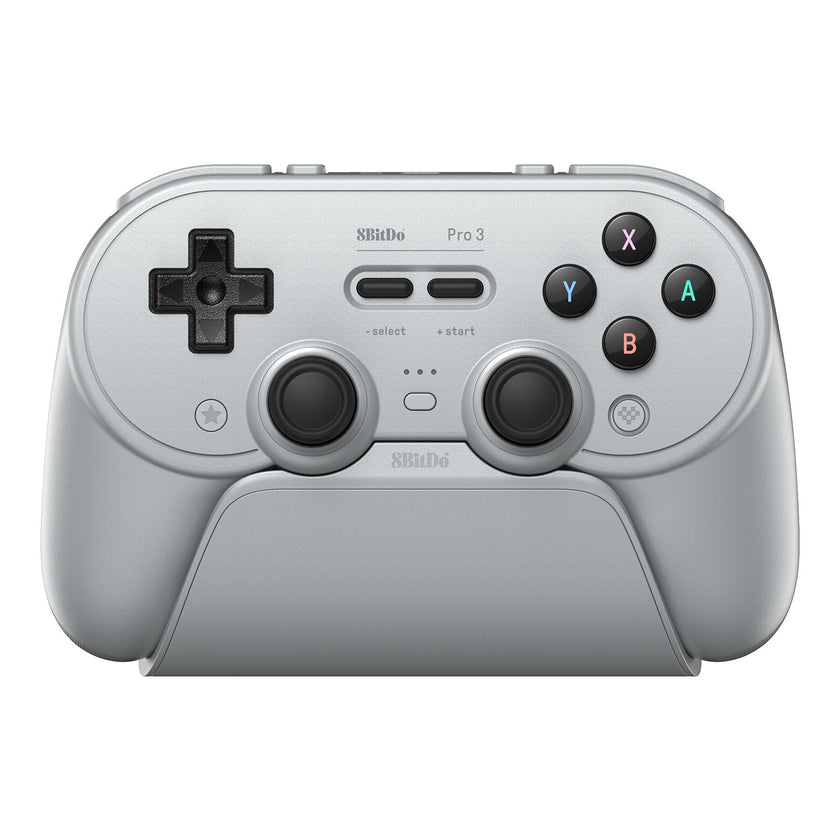 8BitDo Pro 3 Bluetooth Controller for Switch/Switch 2 – TMR Joysticks, Swappable ABXY Buttons, Pro Back Buttons, Charging Dock, Hall Effect Triggers, for Windows, Apple, SteamOS, Android - Gray 🍁 All In One Marketplace Canada