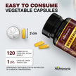 Nutravonic Berberine Supplements 1000mg Per Serving, 500mg Per Capsule | Made in Canada I Supports Healthy Glucose & Lipid Metabolism | Non-GMO, Vegan, Gluten-free, 120 Easy-to-Swallow Capsules 🍁 All In One Marketplace Canada