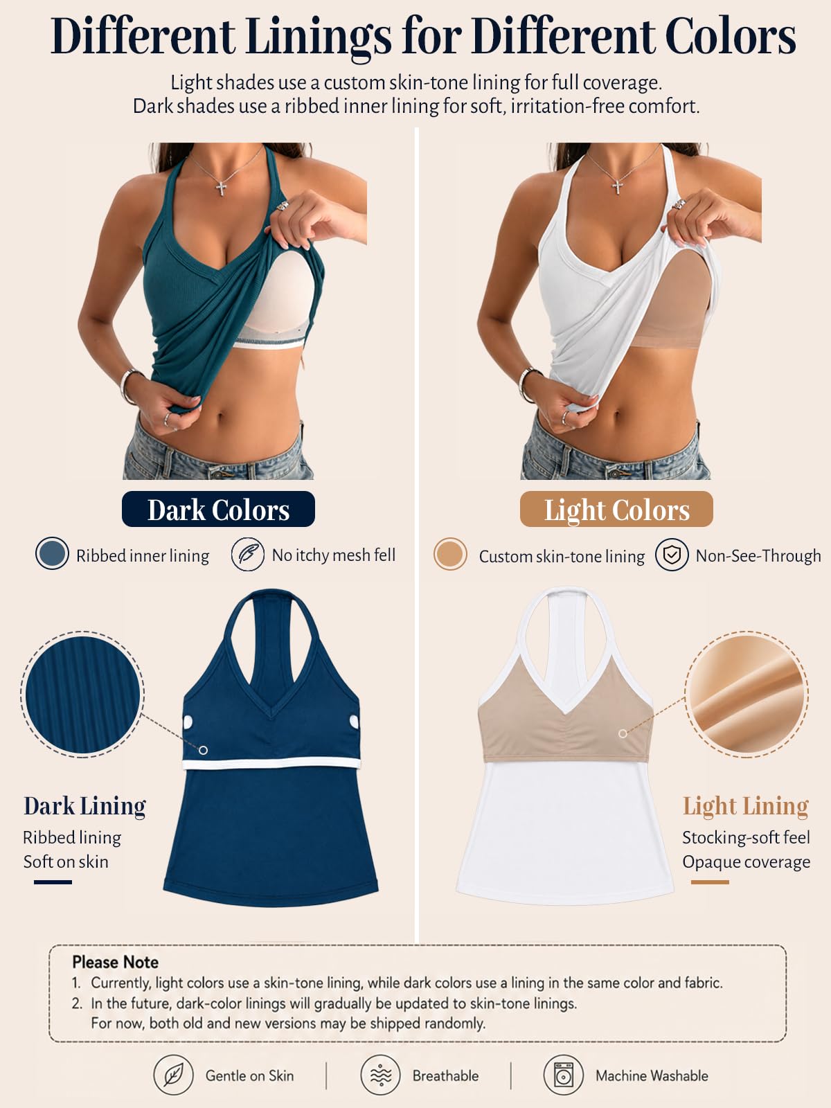 Danysu V Neck Cotton Tank Tops with Built-in Shelf Bra Sleeveless Racerback Fitted Basic Cami Shirts Black L 🍁 All In One Marketplace Canada