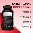 Nutratology® Berberine Supplement | Canadian-Made | Max Potency 500MG Per Capsule - Supports Glucose Metabolism & Healthy Blood Sugar Levels Through Efficient Metabolism Of Sugar & Fats - 120 Capsules 🍁 All In One Marketplace Canada