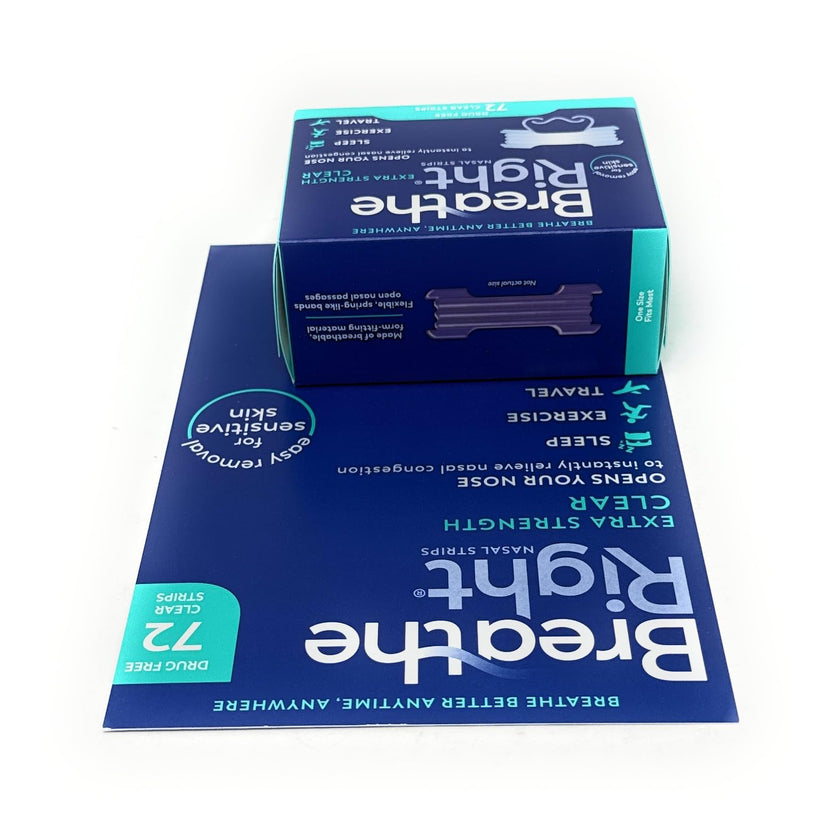Breathe Right BR Clear Nasal Strips 72 Ct 🍁 All In One Marketplace Canada