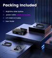 avedio links HDMI Splitter 1 in 2 Out [with 4FT HDMI Cable] 4K HDMI Splitter Duplicate/Mirror Screen Only (Not Extend), 1x2 HDMI Distributor Adapters (Copy 1 Source to 2 Displays at The Same Time) 🍁 All In One Marketplace Canada