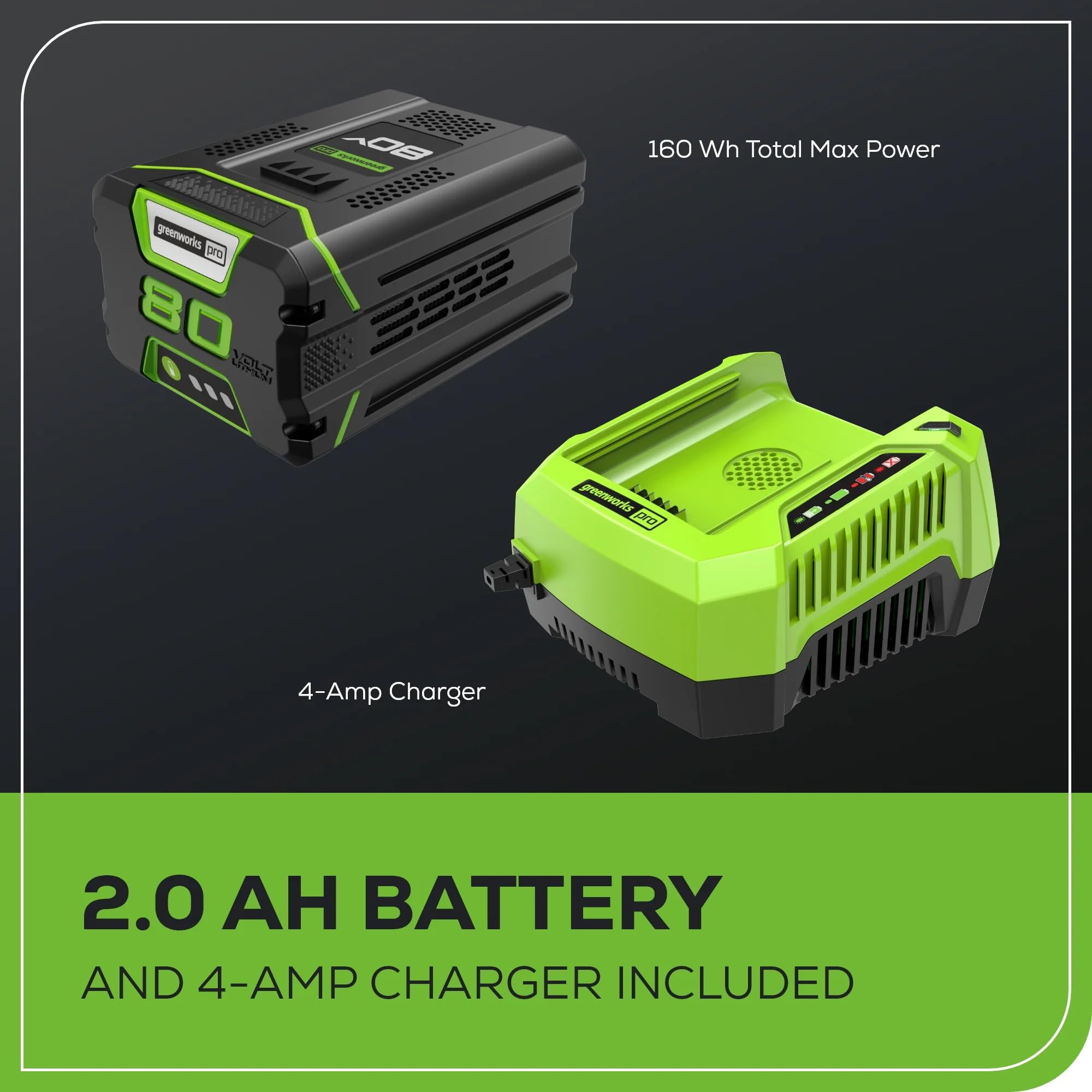 Greenworks 80V 16″ Brushless Cordless String Trimmer (2.0Ah Battery & Rapid Charger Included) – Variable Speed, .080 Dual Line Bump Feed & Lightweight for Yard, Garden & Lawn Grass 🍁 All In One Marketplace Canada