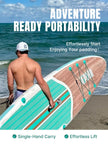 Niphean Inflatable Stand Up Paddle Board with SUP Accessories, 10'6'' All-Round Inflatable SUP, Anti-Slip EVA Deck, Inflatable Paddle Board for Adults & Youth 🍁 All In One Marketplace Canada