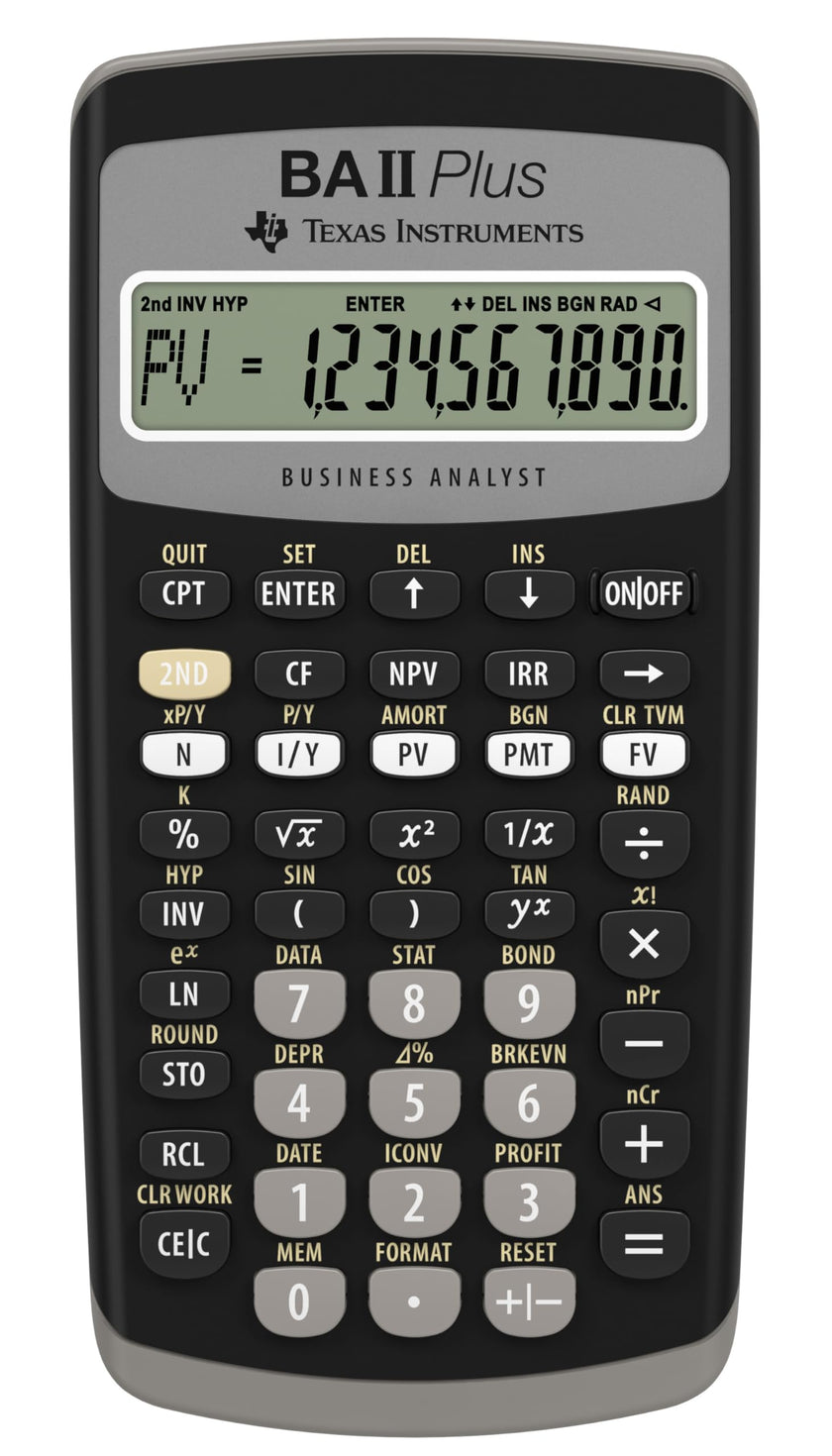 Texas Instruments BA II Plus Financial Calculator, Black 🍁 All In One Marketplace Canada