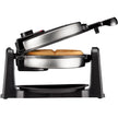 Chefman Rotating Belgian Waffle Maker, 180° Flip Iron w/ Non-Stick Plates, Adjustable Timer, Locking Lid, & Drip Plate, Space Saving Storage, Mess-Free Breakfast, Stainless Steel/Black 🍁 All In One Marketplace Canada