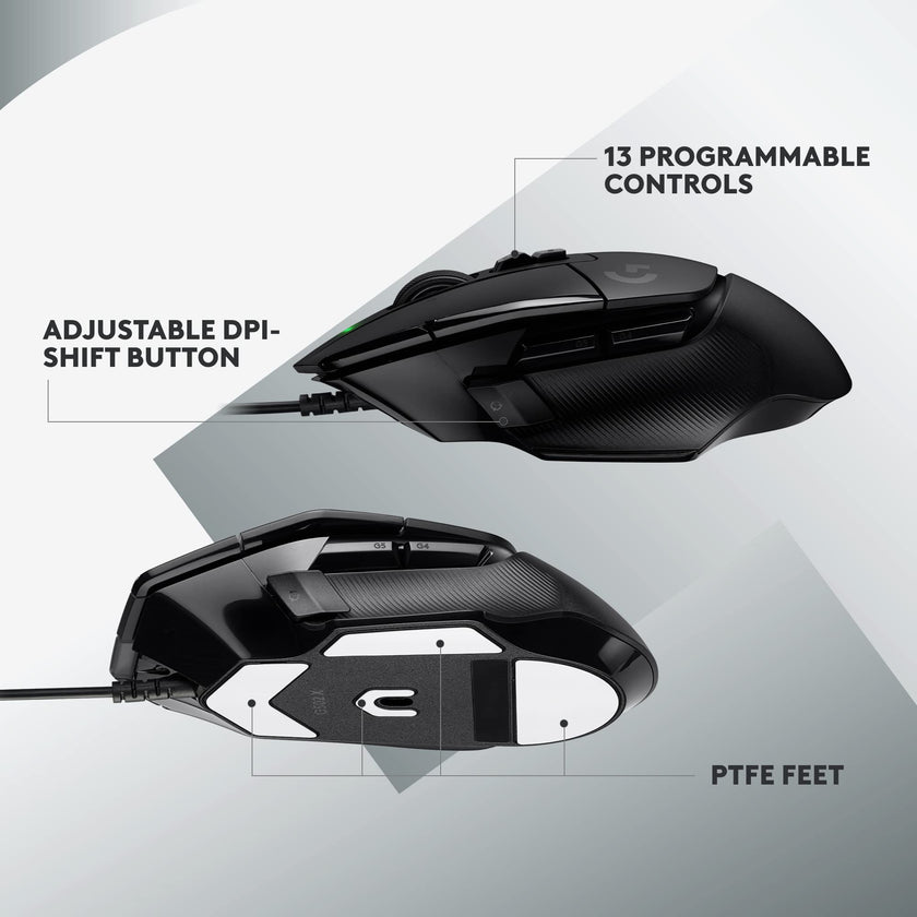 Logitech G502 X Wired Gaming Mouse - Black 🍁 All In One Marketplace Canada