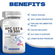 BPC-157 and TB 500 Capsules, supports muscle growth, tissue repair, strength,BPC-157 and TB 500for Muscle and Workout Recovery, 60-Capsule Bottle 🍁 All In One Marketplace Canada