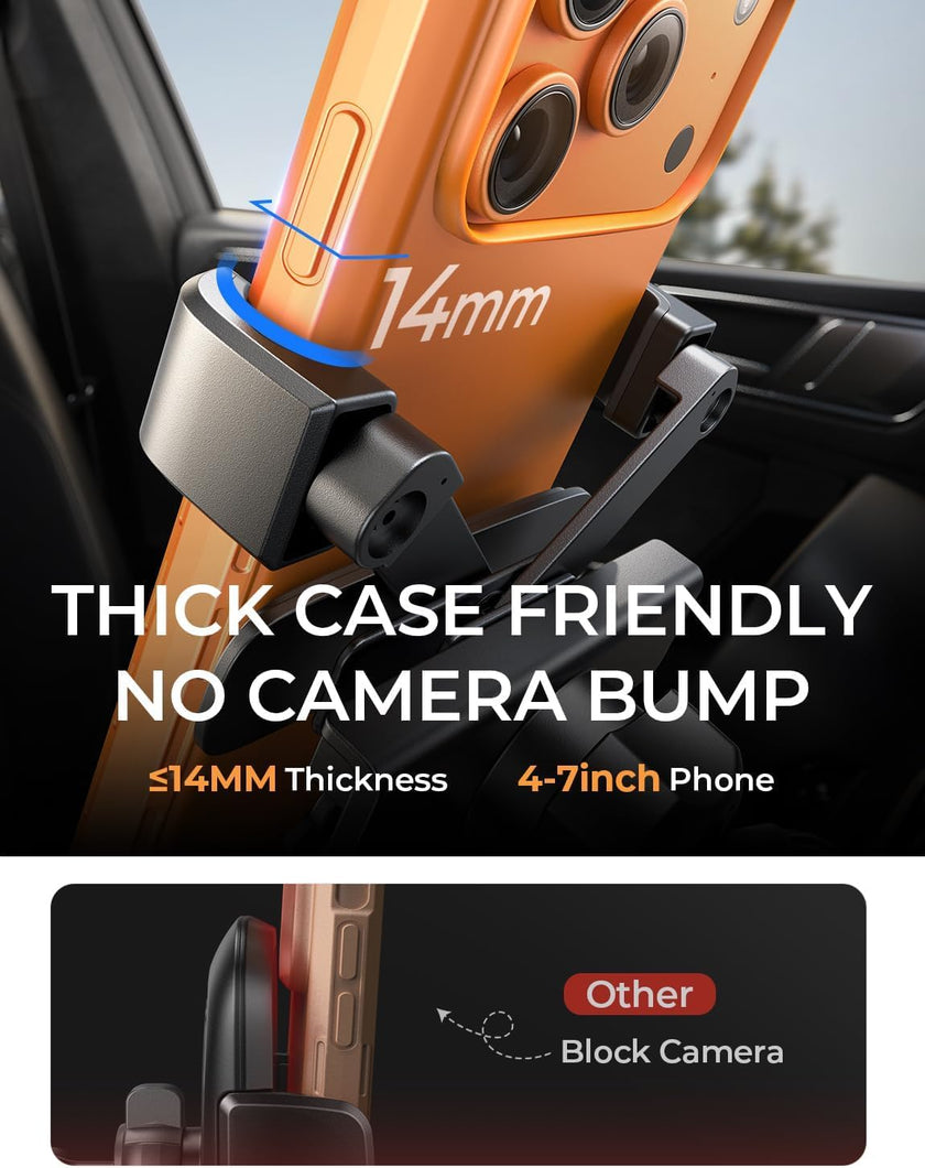 AINOPE Phone Holder for Car Vent【2026 Auto Lock】 Car Phone Holder Mount for Car Accesorries for Women Men Mom, Cell Phone Holder Car Vent Clip Hand Free for All 4-7 Inch iPhone 17 16 Pro Samsung S25 🍁 All In One Marketplace Canada