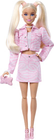 Barbie Deluxe Style Doll #9 with Blonde Hair in Pink Denim Outfit 🍁 All In One Marketplace Canada