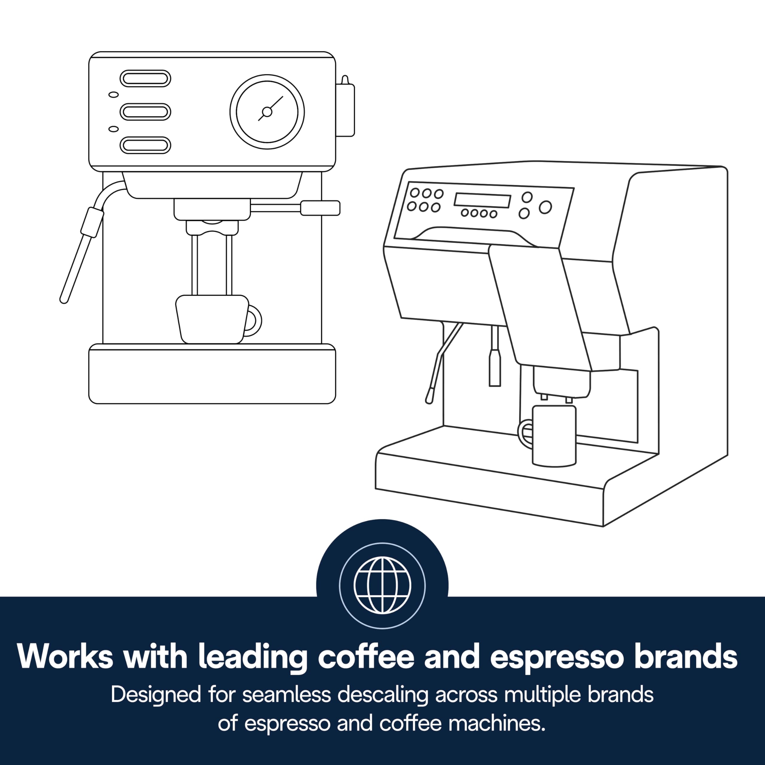 De'Longhi EcoDecalk Descaler, Eco-Friendly Universal Descaling Solution for Coffee & Espresso Machines, 16.90 oz (5 uses) 🍁 All In One Marketplace Canada