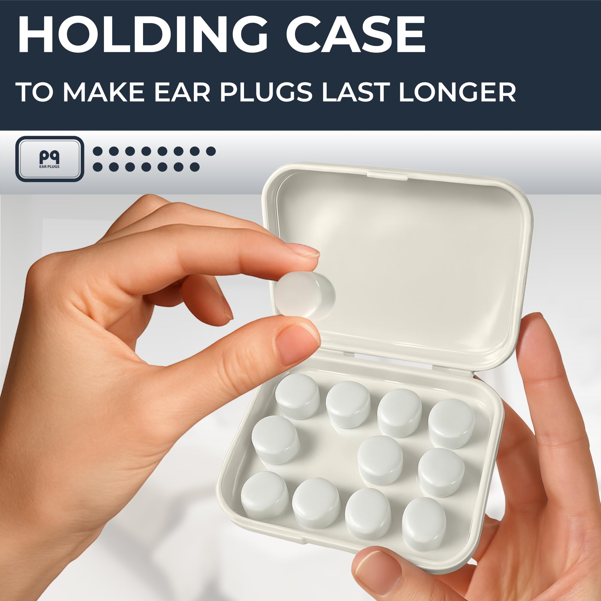 PQ Wax Ear Plugs for Sleep - 15 Silicone Wax Earplugs for Sleeping and Swimming, Gel Ear Plugs for Noise Cancelling & Ear Protection, Sleeping Earplugs with Sound Blocking Level of 32 Db (15 Pillows) 🍁 All In One Marketplace Canada