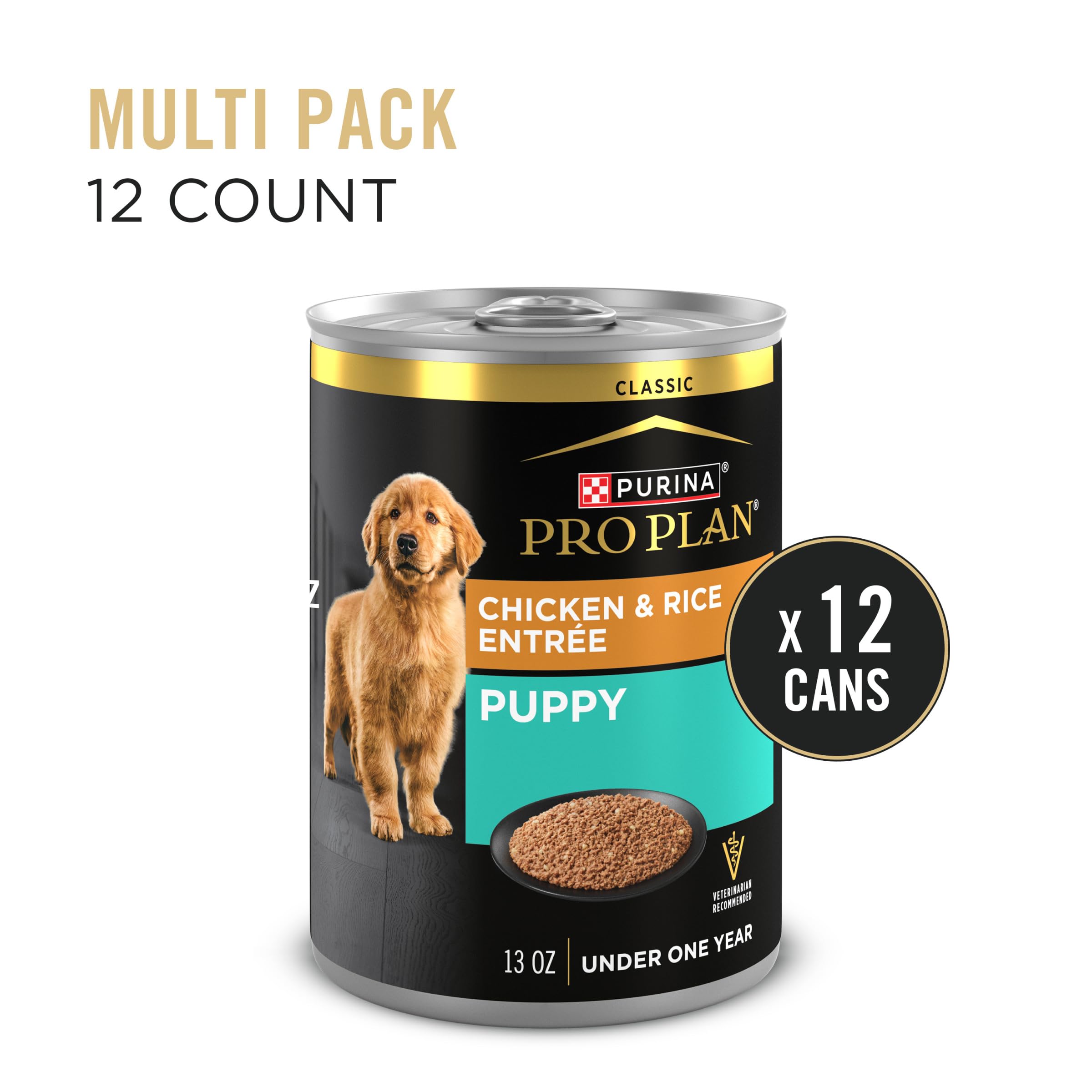 Purina Pro Plan Wet Puppy Food, Chicken & Rice Entrée Classic - 368 g Can (12 Pack) 🍁 All In One Marketplace Canada