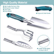 Kynup Gardening Tools 7-Piece, Heavy Duty Garden Tools Set with Non-Slip Ergonomic Handle, Repotting Mat, Rust-Proof, Gardening Hand Tools with Handbags and Gloves, Gardening Gifts for Women and Men 🍁 All In One Marketplace Canada