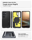 Spigen Case for Galaxy S26 Ultra Case, Full Camera Protection, Built-in Magnetic Ring, Drop Protection, Tough Armor MagFit Designed for Samsung Galaxy S26 Ultra - Black 🍁 All In One Marketplace Canada