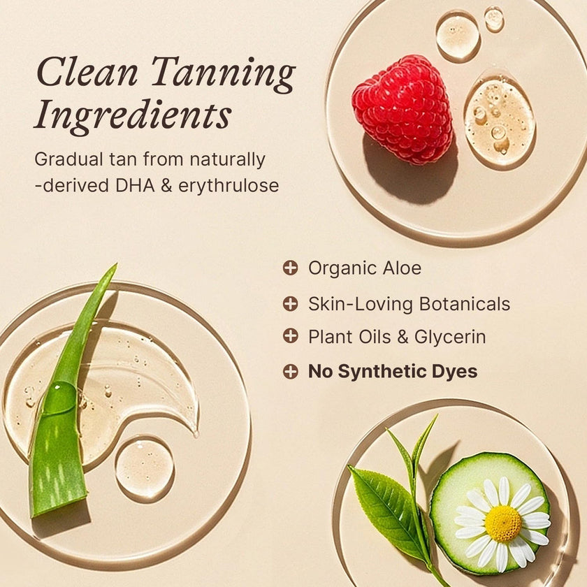 Self Tanning Drops - Natural & Organic Ingredients, Medium Face Tanning Drops to Add to Lotion, Moisturizing Bronzing Tanner for Face & Body, Toxin Free Tanner for Fake Tan 🍁 All In One Marketplace Canada