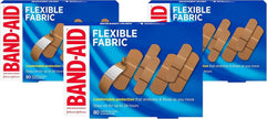 Band-Aid Flexible Fabric Adhesive Bandages, Assorted Sizes Value Pack, Small and Regular, 80 Bandages (3 Packs) 🍁 All In One Marketplace Canada