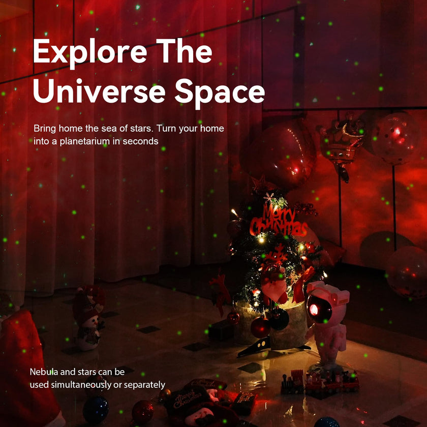 Astronaut Star Projector Night Light - Space Buddy Projector, Galaxy Starry Nebula Ceiling Projection Lamp with Timer and 360°Adjustable, Kids Adults Room Decor, for Bedroom, Game Room etc. 🍁 All In One Marketplace Canada