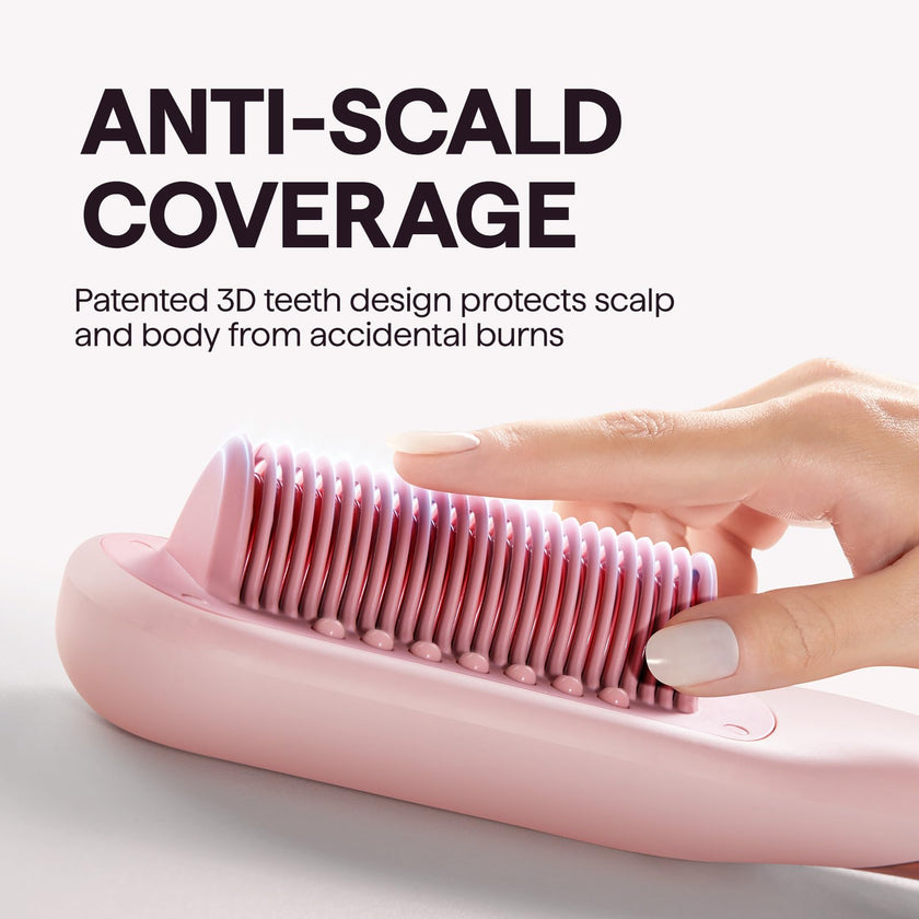 Wavytalk Pro Steam Hair Straightener Brush, Steamline Pro 3 in 1 Straightening Brush, Steam Reduces Damage, Nourishes Hair, and Expedites Straightening 🍁 All In One Marketplace Canada