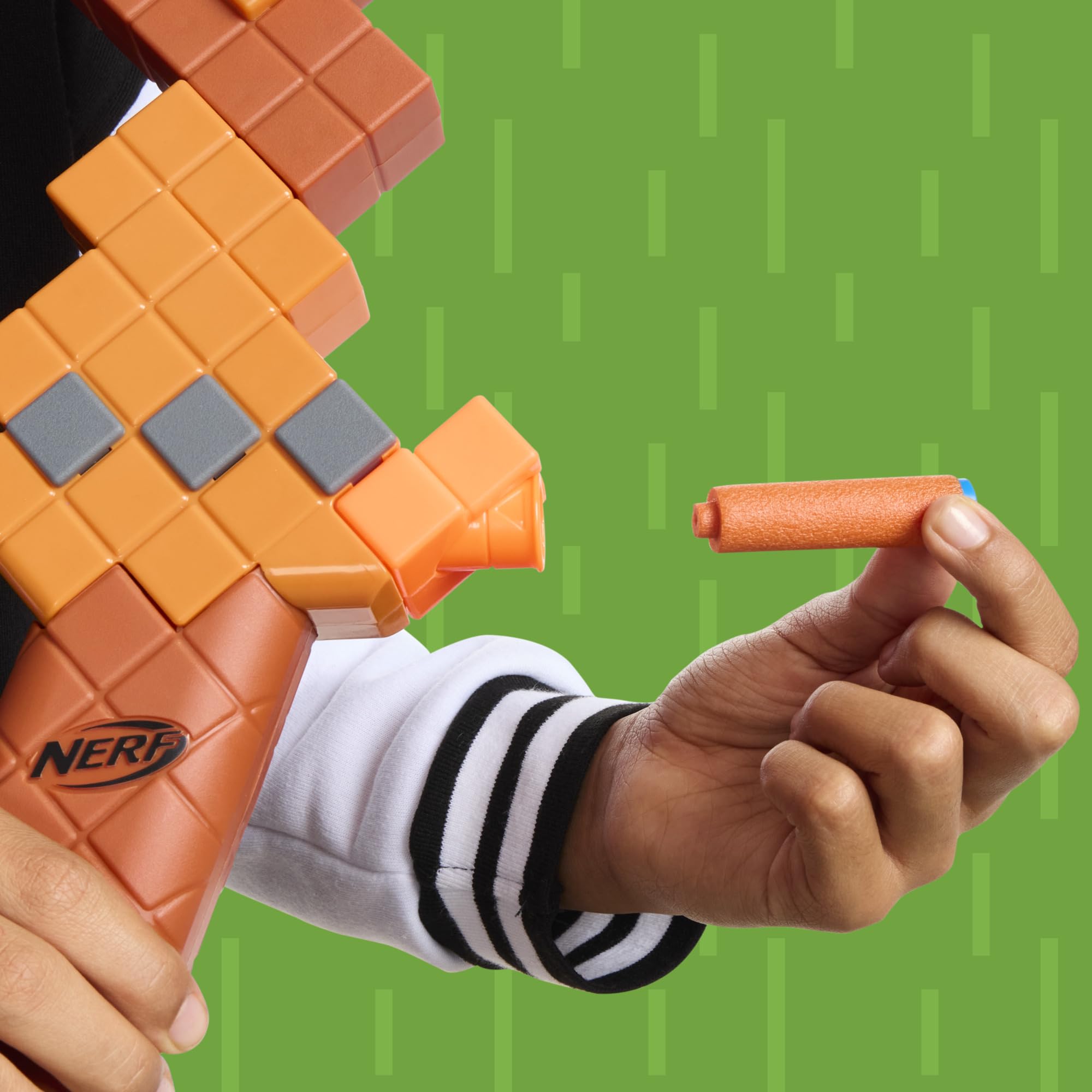 Nerf Minecraft Bow Dart Blaster, Pull-Back String Priming, 8 Nerf N1 Darts Compatible Only with Nerf N1 Dart Blasters, Ages 8+ 🍁 All In One Marketplace Canada
